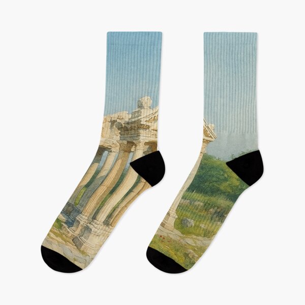 Item preview, Tetrapylon, Where Silence Meets the Sacred - Aydin, Turkey designed and sold by PixelPastoral.
