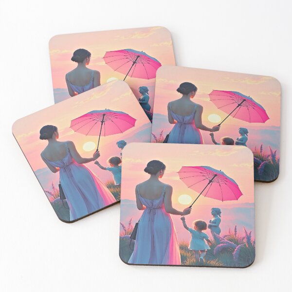 Item preview, THE AWAKENING OF A MATERNAL DREAM UNDER THE UMBRELLA – MADAME MONET AND HER CHILD: A PAINTING INSPIRED BY CLAUDE MONET. designed and sold by Ralek.