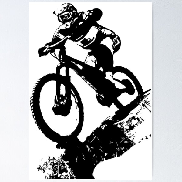 Item preview, Downhill Mountain Biking designed and sold by ClothingSimple.