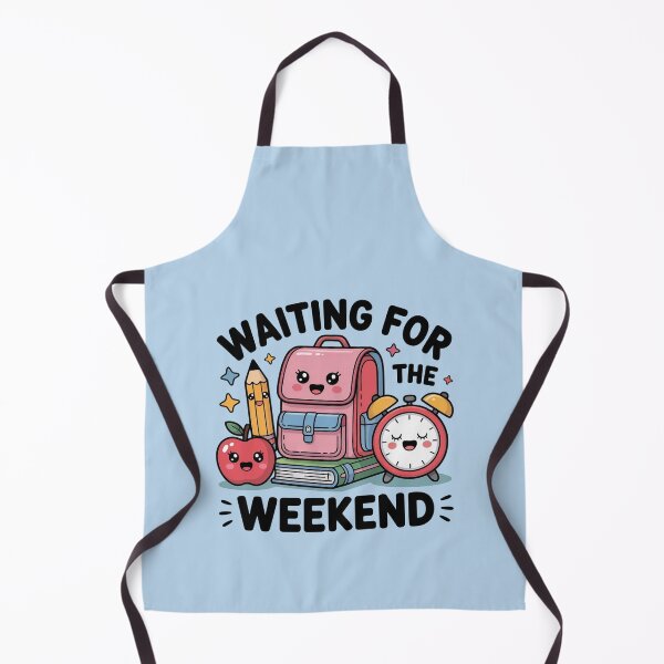 Item preview, Waiting for the weekend – back to school vibe designed and sold by WikaKowalczyk.