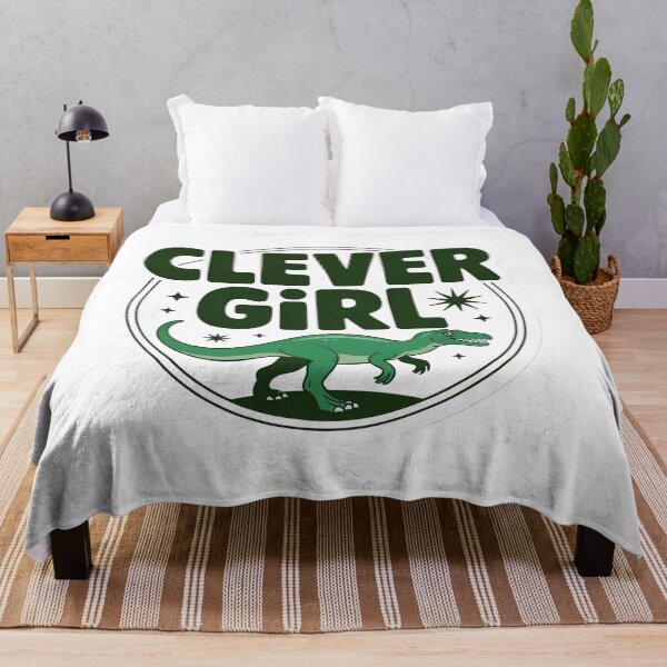 Item preview, Clever Girl, Dino, Dinosaur designed and sold by graphic-genie.