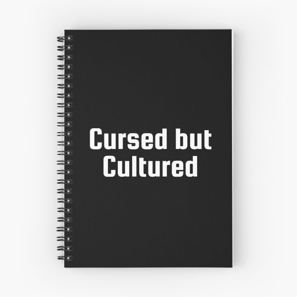 Item preview, Cursed but Cultured designed and sold by Ninjacatoff.
