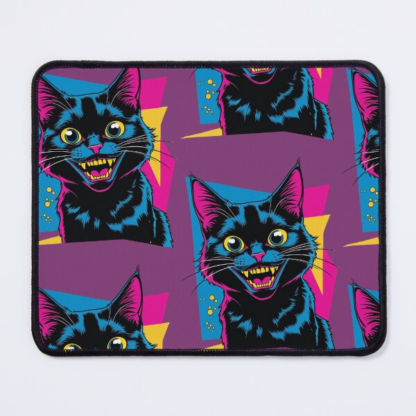 Item preview, The Black Cat Strikes Again with a Sinister Grin in Meow-lloween Nightmare. designed and sold by AddyTae.