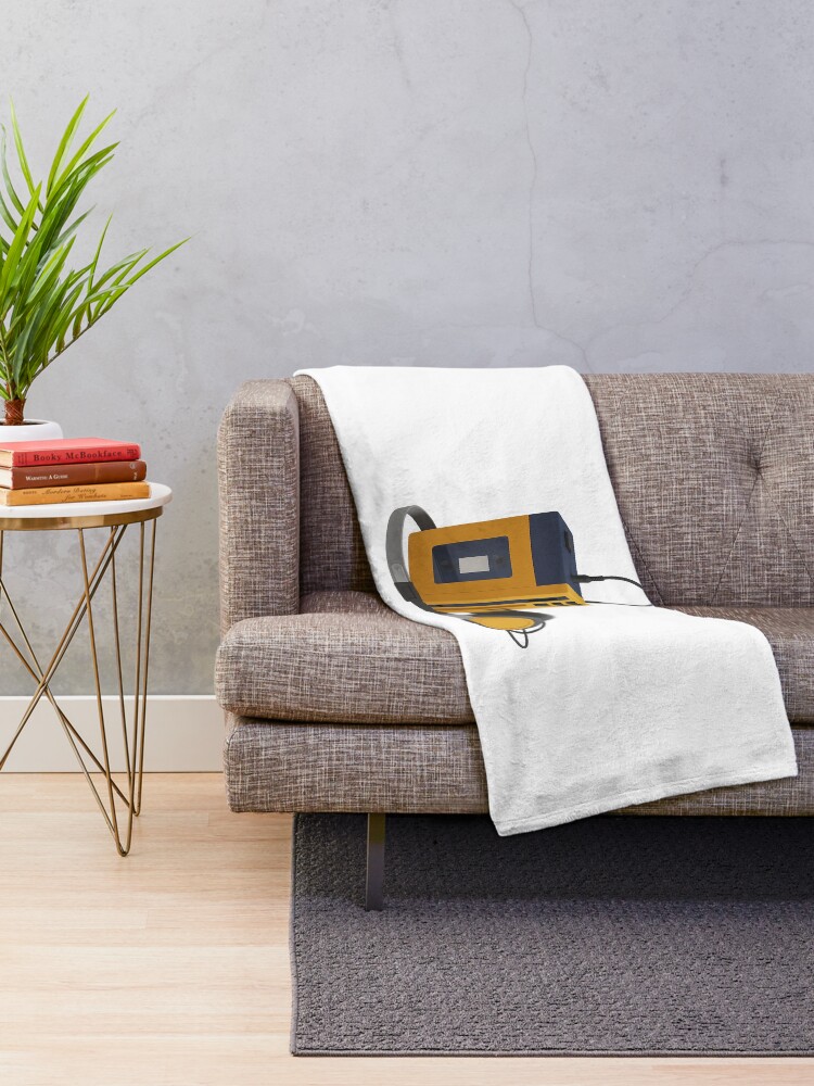 Thumbnail 2 of 6, Throw Blanket, Walkman designed and sold by RetroCode.
