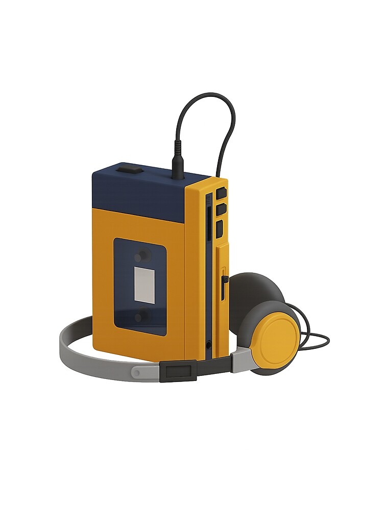 Thumbnail 3 of 3, Scarf, Walkman designed and sold by RetroCode.