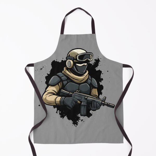 Item preview, Cartoon Tactical Soldier with Rifle – Military Gamer Character Art designed and sold by DASK-VIBES.