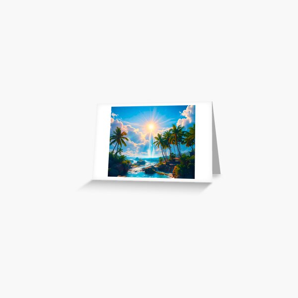 Arteman Inspiration - Collection Oasis Paradisiaque - "Présence Majestueuse" Carte de vœux