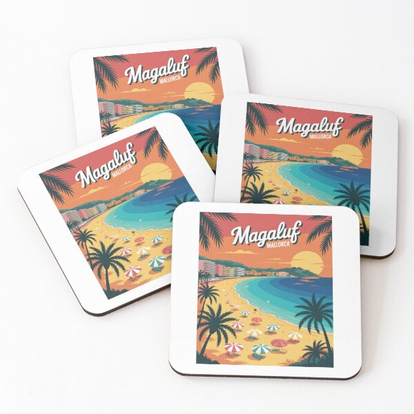Item preview, Magaluf Mallorca Spain Sunset Retro Vintage Beach Design | Holiday, Sea & Summer Vibes designed and sold by pod24.