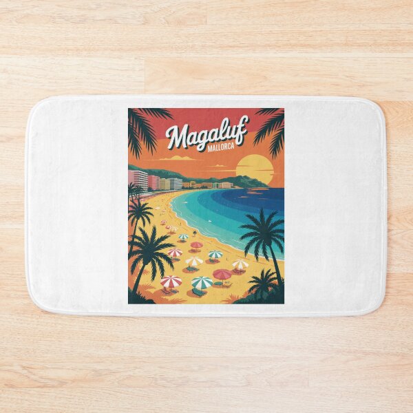 Item preview, Magaluf Mallorca Spain Sunset Retro Vintage Beach Design | Holiday, Sea & Summer Vibes designed and sold by pod24.
