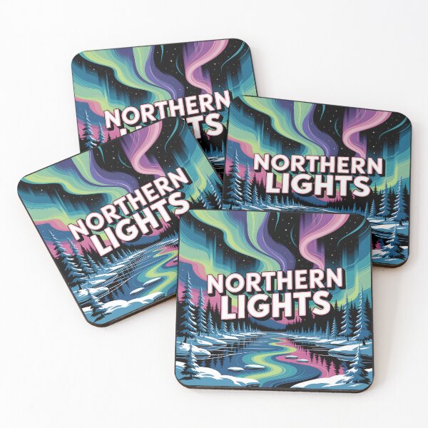 Item preview, Northern Lights: Classic Travel Poster Style designed and sold by LSVart.