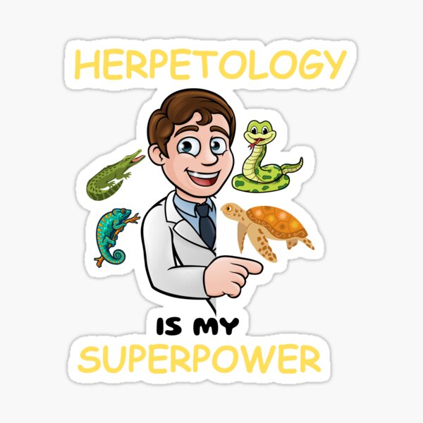 Item preview, Herpetology Is My Superpower – Funny Reptile Science Tee designed and sold by DIGITALIAA.