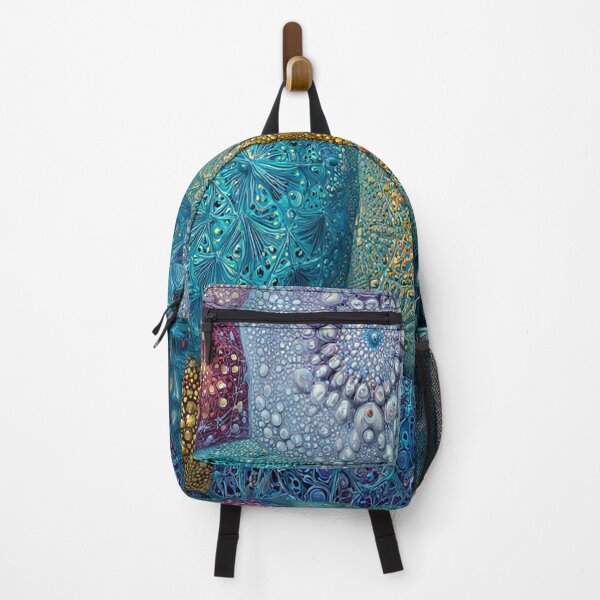Item preview, Geometric Ocean Mosaic – Abstract Patterned Underwater Artwork designed and sold by Line Designs By Duck.