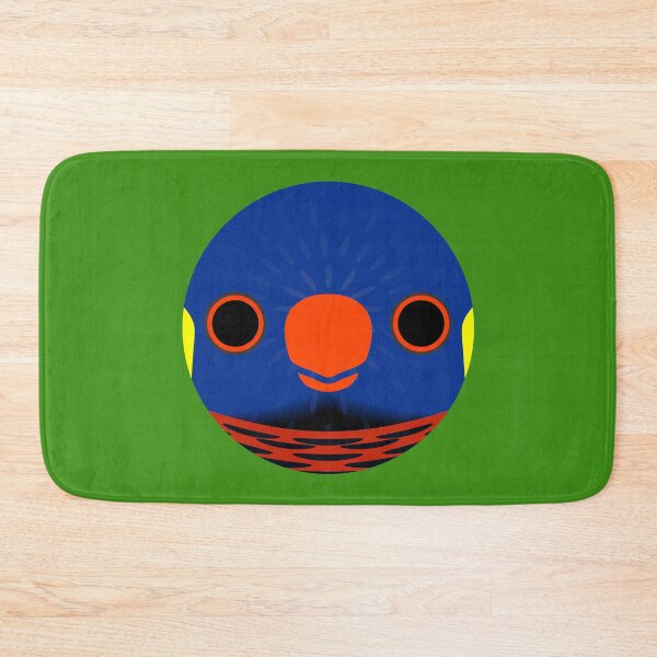 Item preview, The face of a Coconut lorikeet designed and sold by INKOYADO.