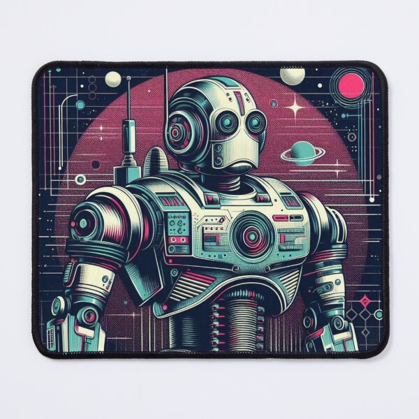Item preview, Colorful retro robot desighn designed and sold by Dogandesighn.
