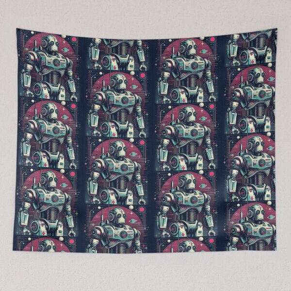 Item preview, Colorful retro robot desighn  designed and sold by Dogandesighn.
