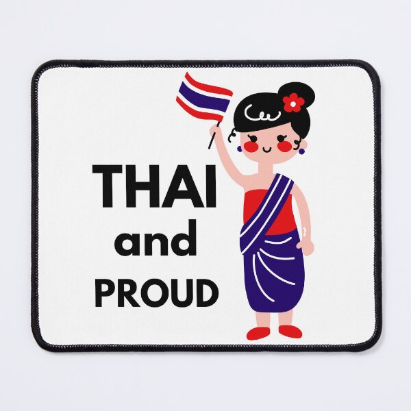 Item preview, Thai and Proud T-Shirt Cute Thai Girl with Flag Gift designed and sold by Just You Tee | Say It Loud, Wear It Proud.