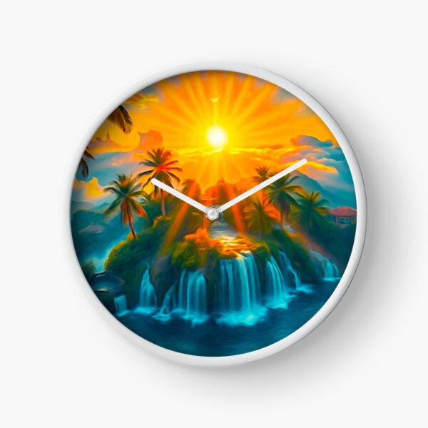 Arteman Inspiration - Collection Oasis Paradisiaque - "L'Oeil de l'Oasis" Horloge