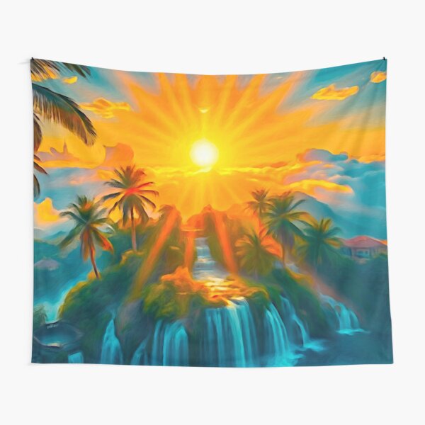 Arteman Inspiration - Collection Oasis Paradisiaque - "L'Oeil de l'Oasis" Tentures