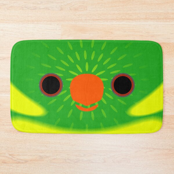 Item preview, The face of a Leaf lorikeet designed and sold by INKOYADO.