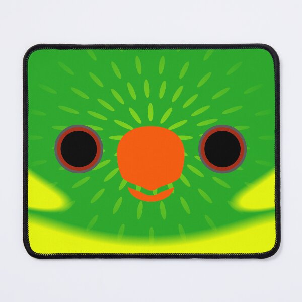 Item preview, The face of a Leaf lorikeet designed and sold by INKOYADO.