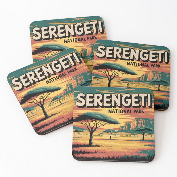 Item preview, Serengeti National Park: Classic Travel Poster Tribute designed and sold by LSVart.