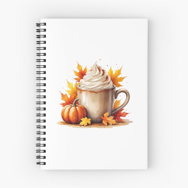 Aperçu de l'œuvre Une tasse de café avec de la crème fouettée et de la citrouille créée et vendue par CraftyBloom.