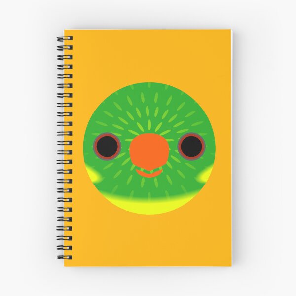 Item preview, The face of a Leaf lorikeet designed and sold by INKOYADO.