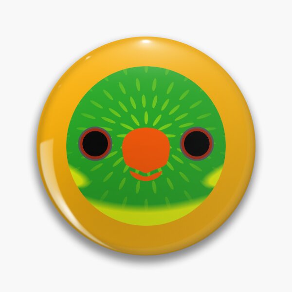 Item preview, The face of a Leaf lorikeet designed and sold by INKOYADO.