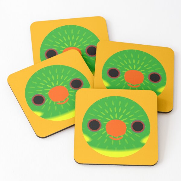 Item preview, The face of a Leaf lorikeet designed and sold by INKOYADO.