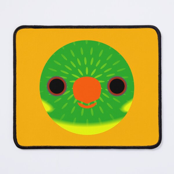 Item preview, The face of a Leaf lorikeet designed and sold by INKOYADO.