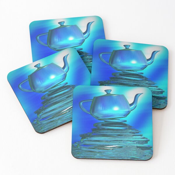 Item preview, Blue Teapot Fantasy designed and sold by Yolanda Caporn Art.