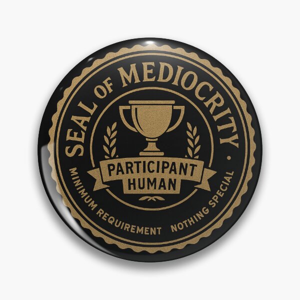 Item preview, Seal of Mediocrity designed and sold by WeirdMDK.