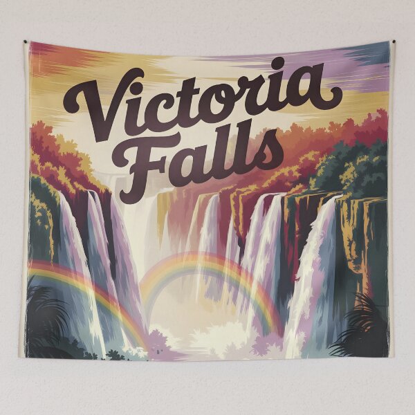 Item preview, Victoria Falls: Classic Travel Poster Elegance designed and sold by LSVart.