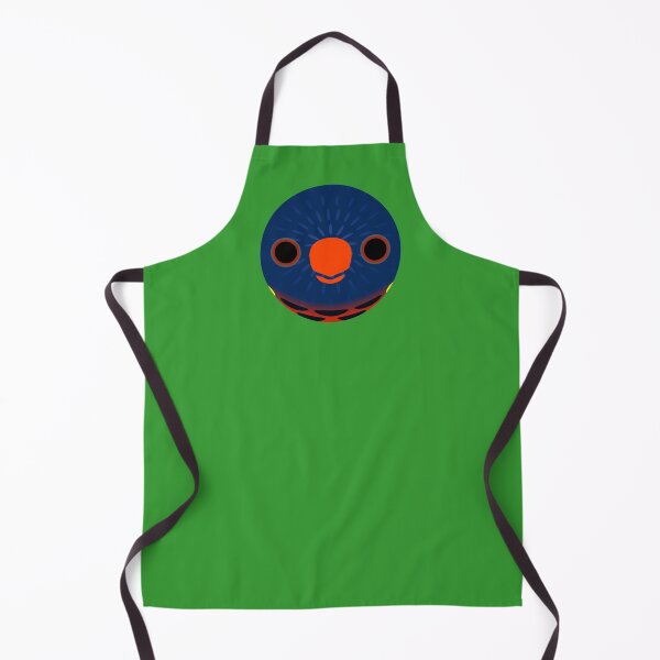 Item preview, The face of a Biak lorikeet designed and sold by INKOYADO.