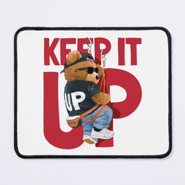 Item preview, Teddy Bear Keep It Up Climbing Art designed and sold by HasHs.
