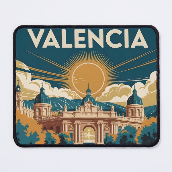 Item preview, Valencia: Classic Travel Poster Elegance designed and sold by LSVart.