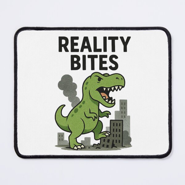 Item preview, Reality Bites designed and sold by Diesel Drinking Dinosaurs.