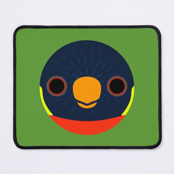 Item preview, The face of a Mitchell's Lorikeet designed and sold by INKOYADO.