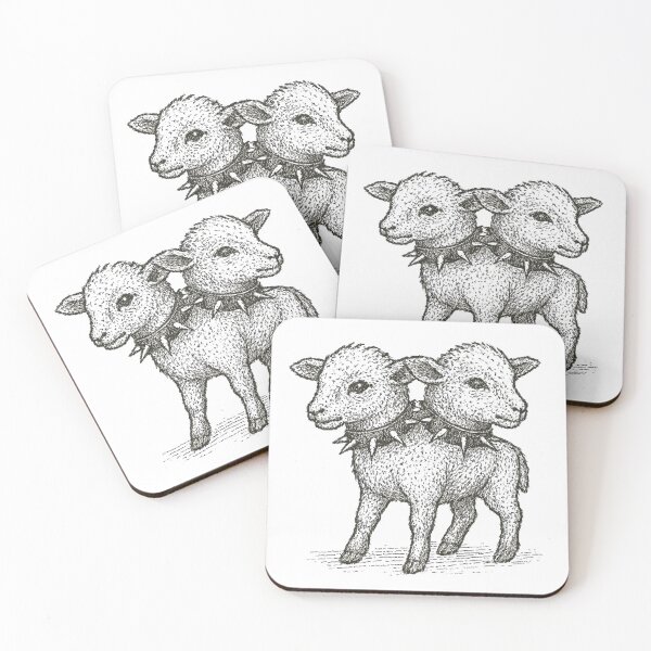 Item preview, Punk Two Headed Lamb designed and sold by Fatalcybershop.
