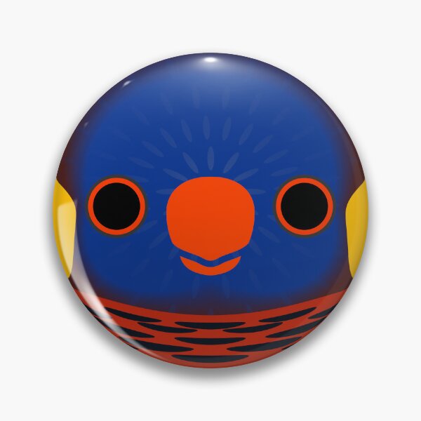 Item preview, The face of a Massena's Lorikeet designed and sold by INKOYADO.