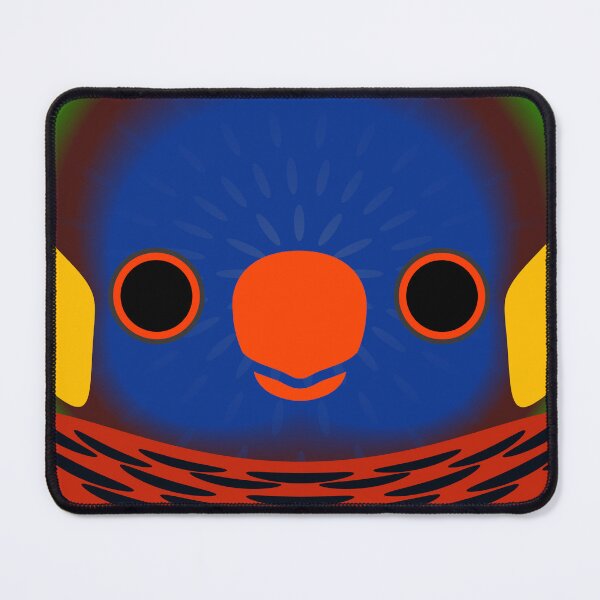 Item preview, The face of a Massena's Lorikeet designed and sold by INKOYADO.