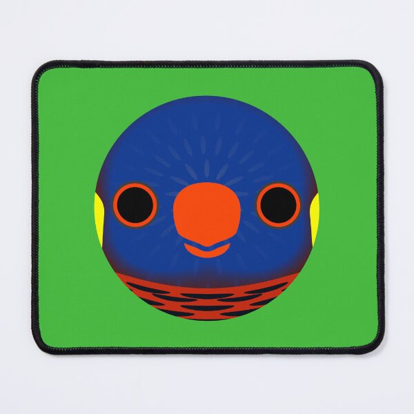 Item preview, The face of a Massena's Lorikeet designed and sold by INKOYADO.