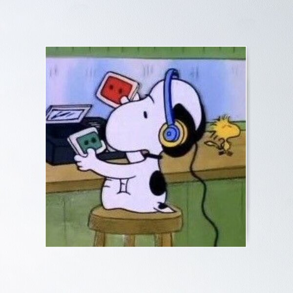 Artikel-Vorschau von Snoopy und Melodien, designt und verkauft von edaerenn.