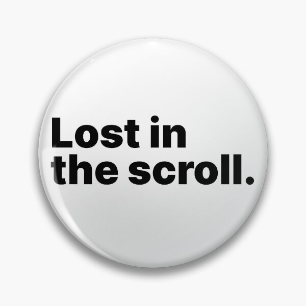 Item preview, Lost in the scroll | Black text designed and sold by ThingsOnTees.