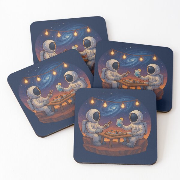 Item preview, Galaxy Date: Sunset Sushi with a View designed and sold by HEERMANArt.