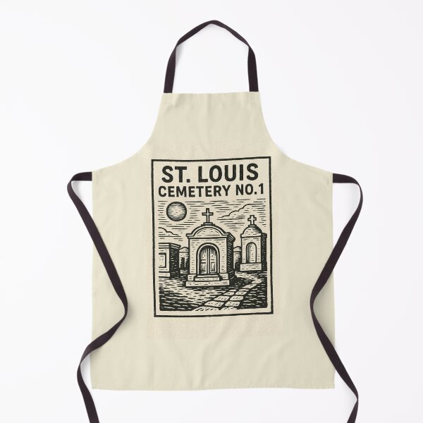 Item preview, St.Louis Cemetery New Orleans Block Print designed and sold by DarkBecky.