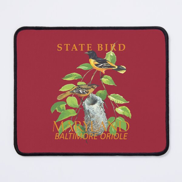 Item preview, Maryland Territory Bird The Icterus galbula designed and sold by taiche.