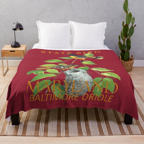 Item preview, Maryland Territory Bird The Icterus galbula designed and sold by taiche.