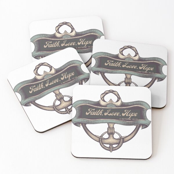 Item preview, Faith, Love, Hope – 1 Corinthians 13:13 designed and sold by Claudia-Design.