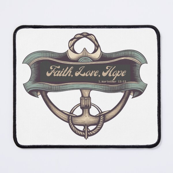 Item preview, Faith, Love, Hope – 1 Corinthians 13:13 designed and sold by Claudia-Design.